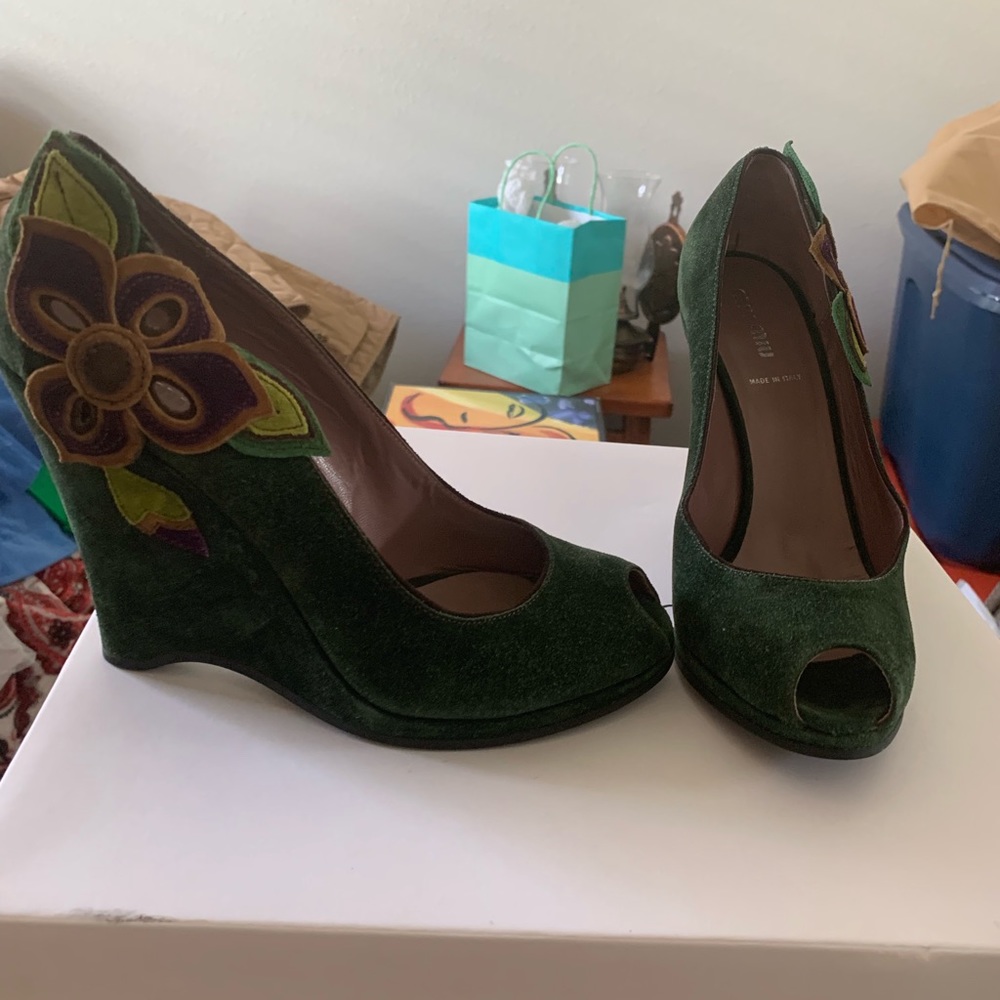 MIU MIU WEDGE SHOES